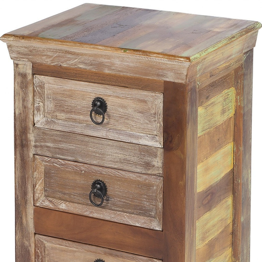 16" Modern Rustic Three Drawer Accent Chest-7