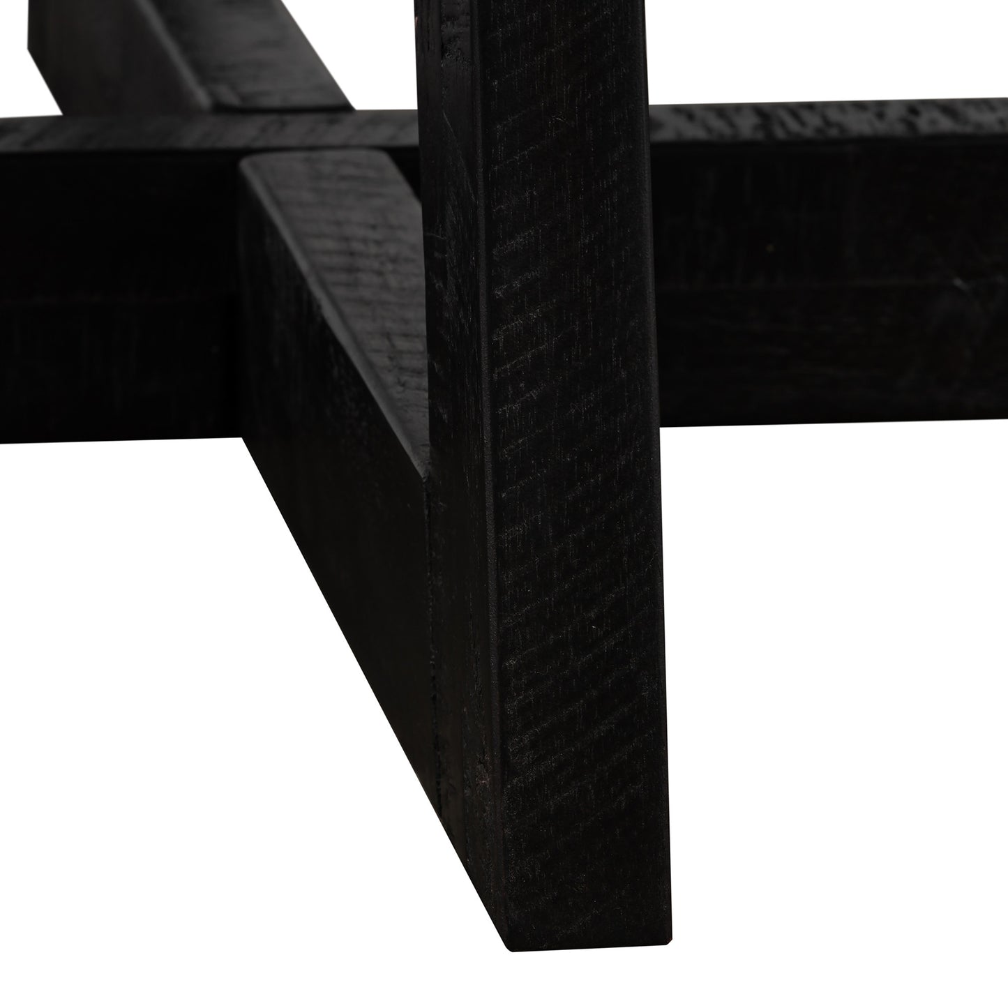 36" Gray And Black Concrete And Solid Wood Round Coffee Table-5