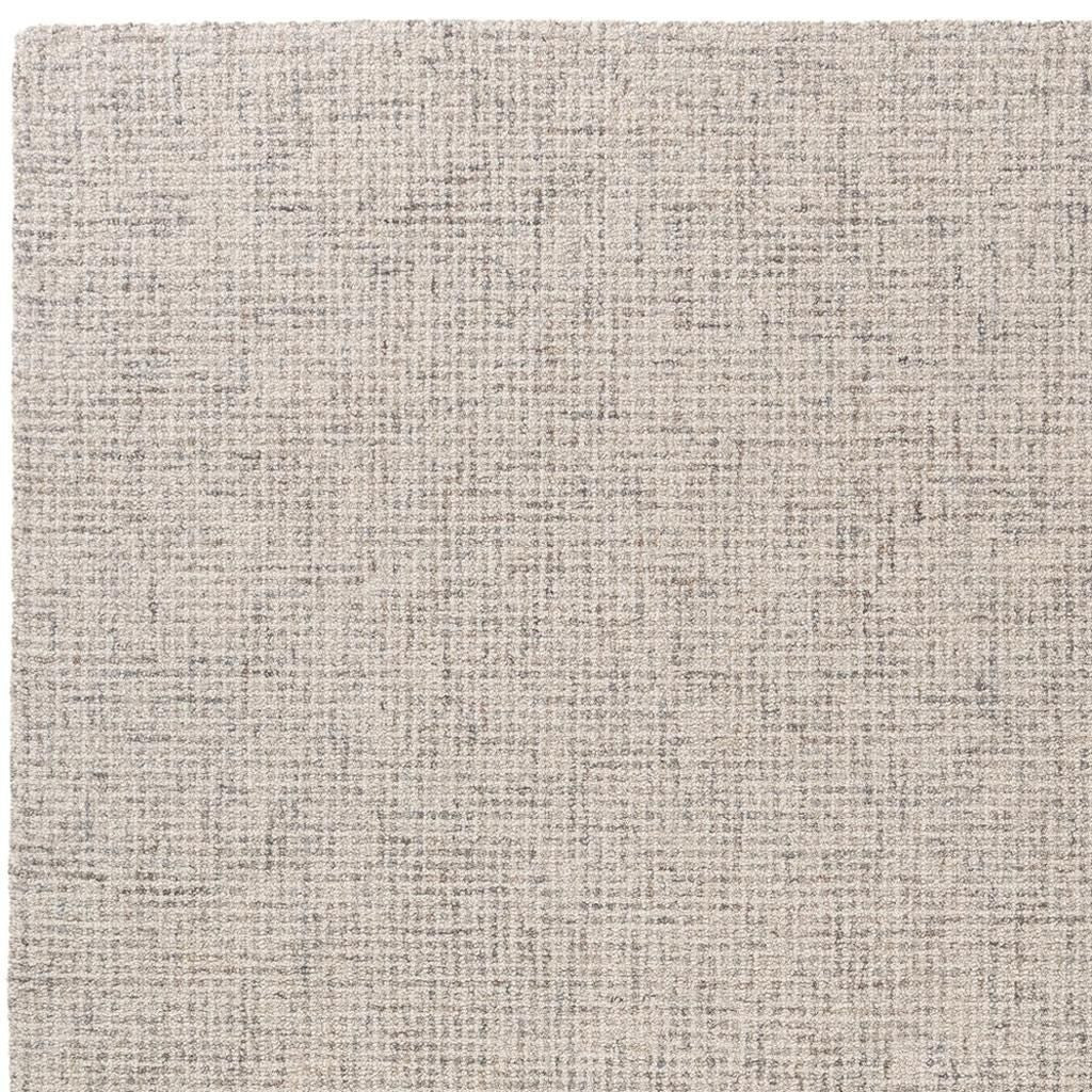 10' X 14' Brown Wool Checkered Hand Tufted Area Rug-1