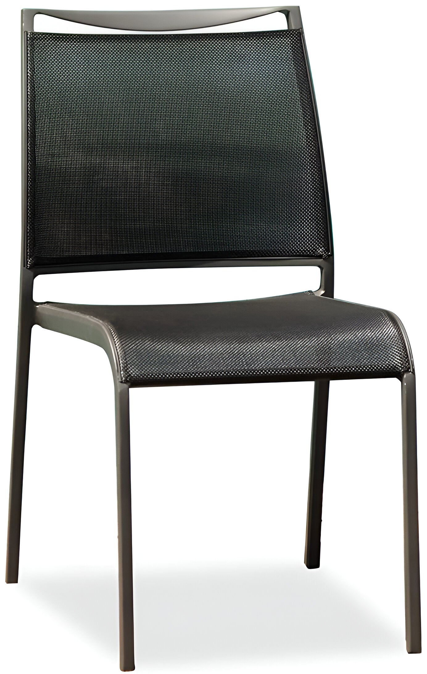 Set of Two Gray Dining Side Chairs-1