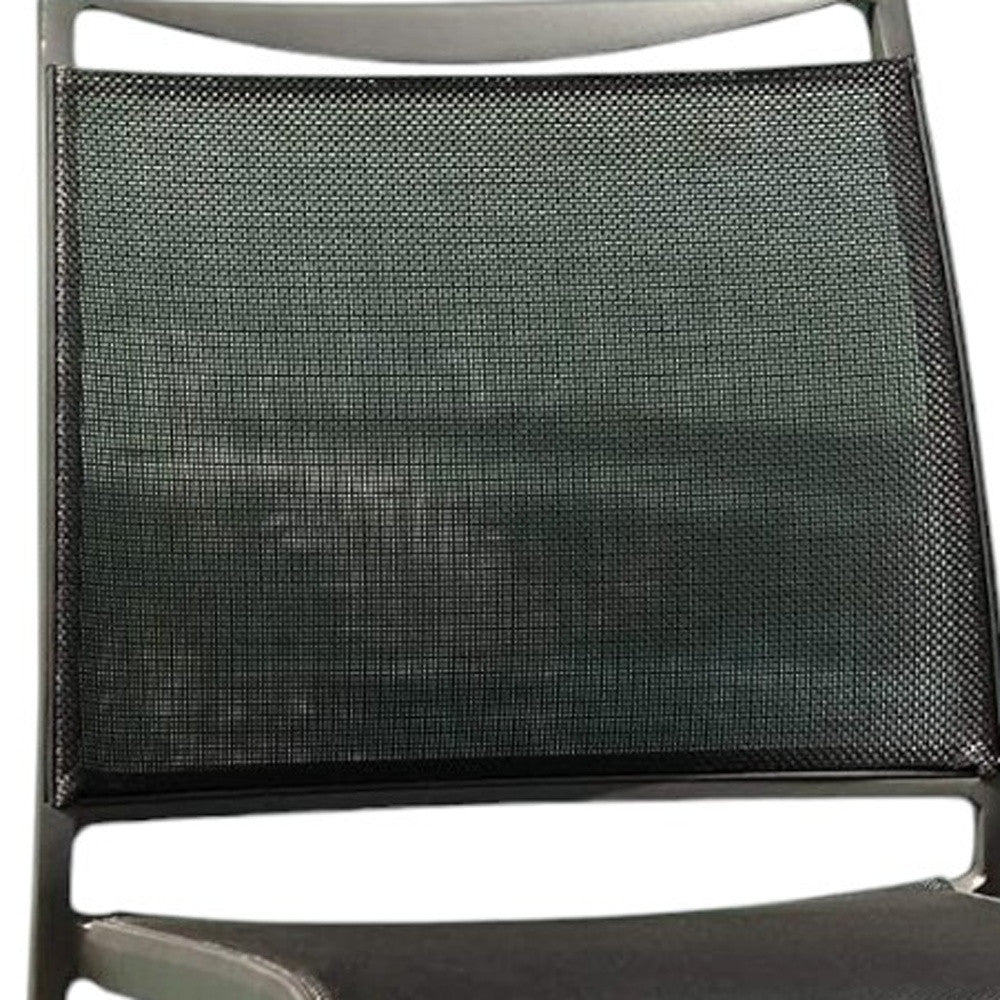Set of Two Gray Dining Side Chairs-4