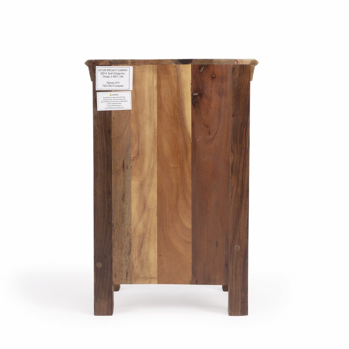 16" Modern Rustic Three Drawer Accent Chest-4