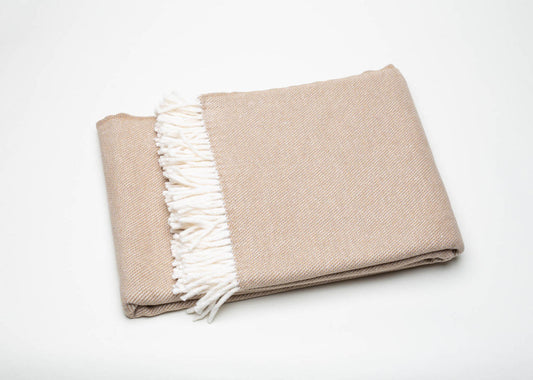 Stone Mini Dot Fringed Throw Blanket-0