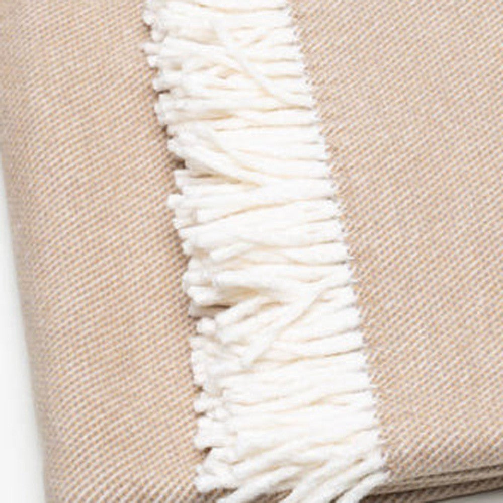 Stone Mini Dot Fringed Throw Blanket-5