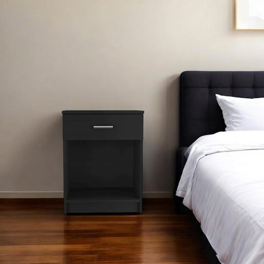 22" Wood One Drawer Nightstand-0