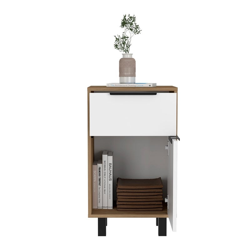 28" Wood One Drawer Nightstand-2