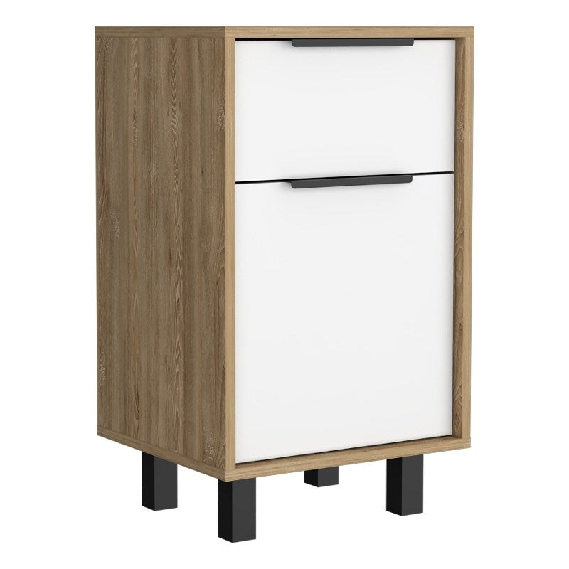 28" Wood One Drawer Nightstand-3