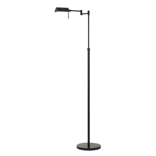 61" Bronze Adjustable Swing Arm Floor Lamp-0