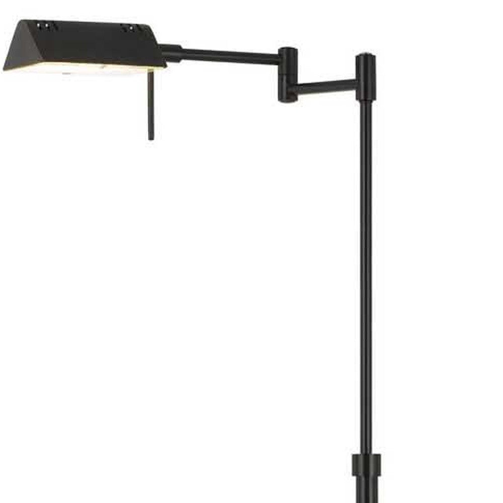 61" Bronze Adjustable Swing Arm Floor Lamp-4