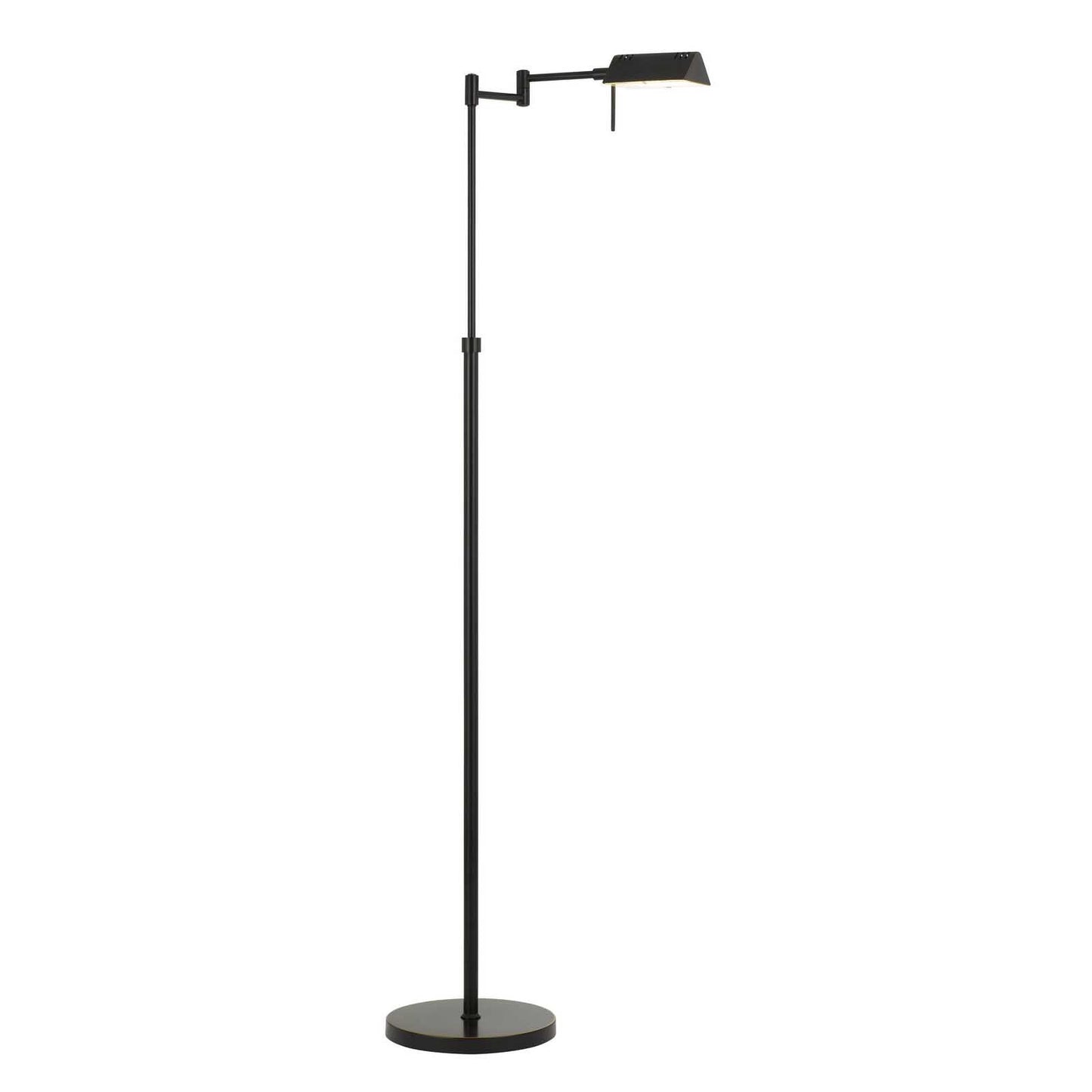 61" Bronze Adjustable Swing Arm Floor Lamp-1