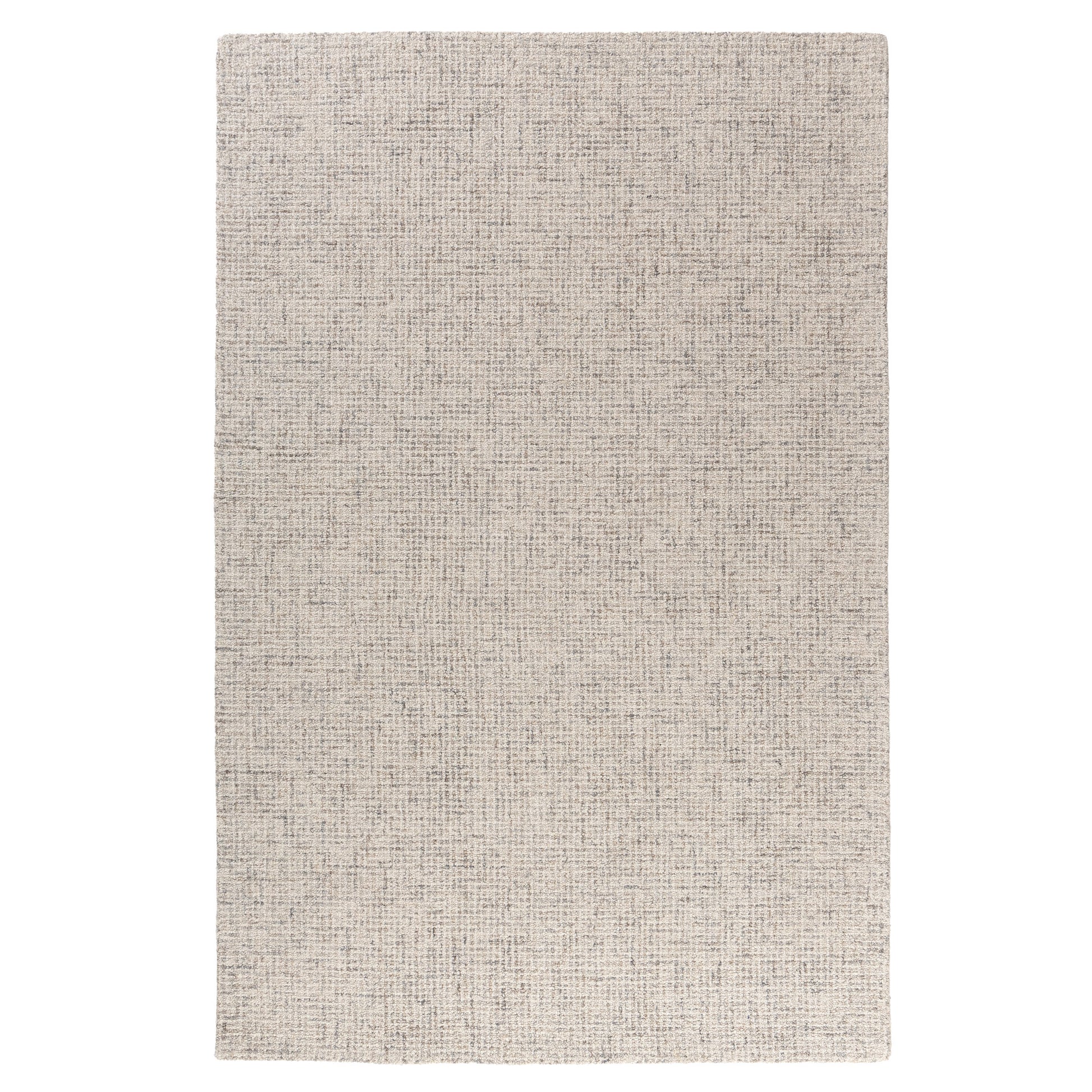 10' X 14' Brown Wool Checkered Hand Tufted Area Rug-0