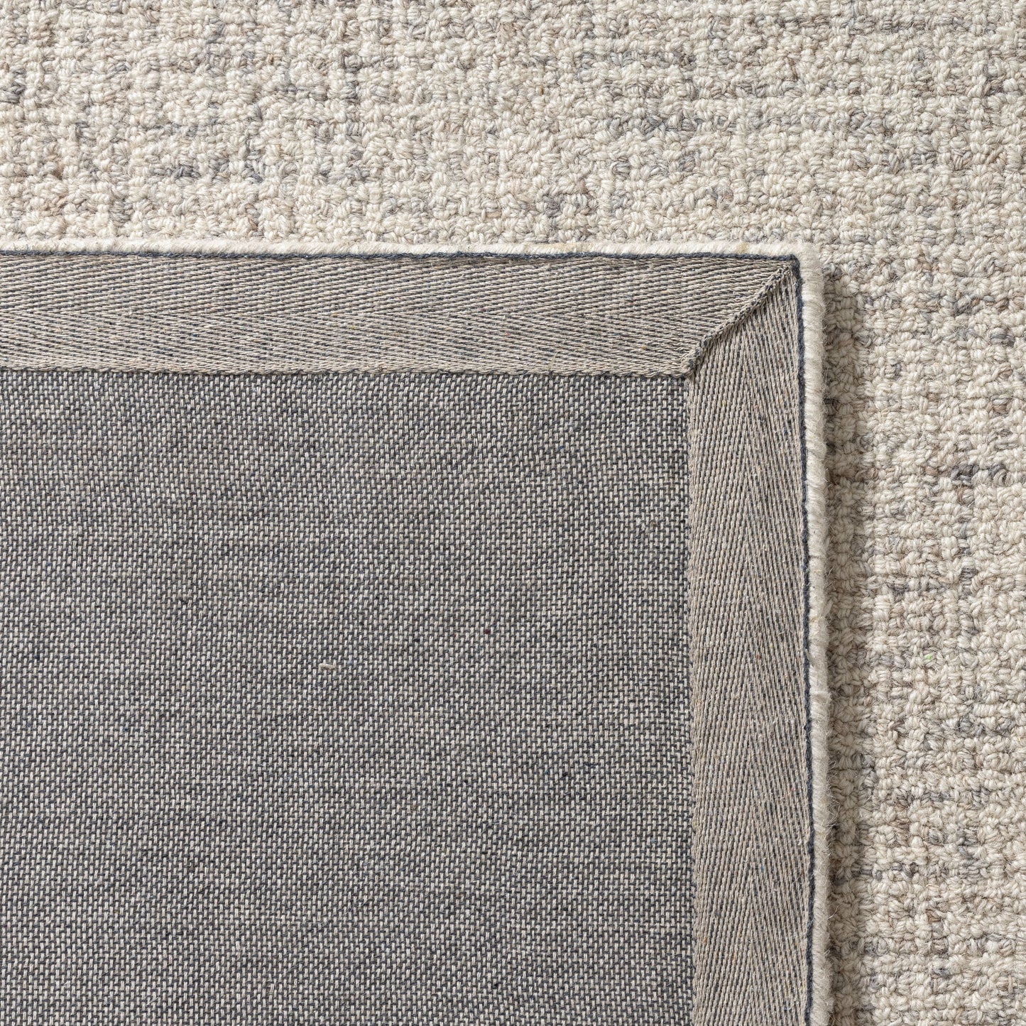 10' X 14' Brown Wool Checkered Hand Tufted Area Rug-8