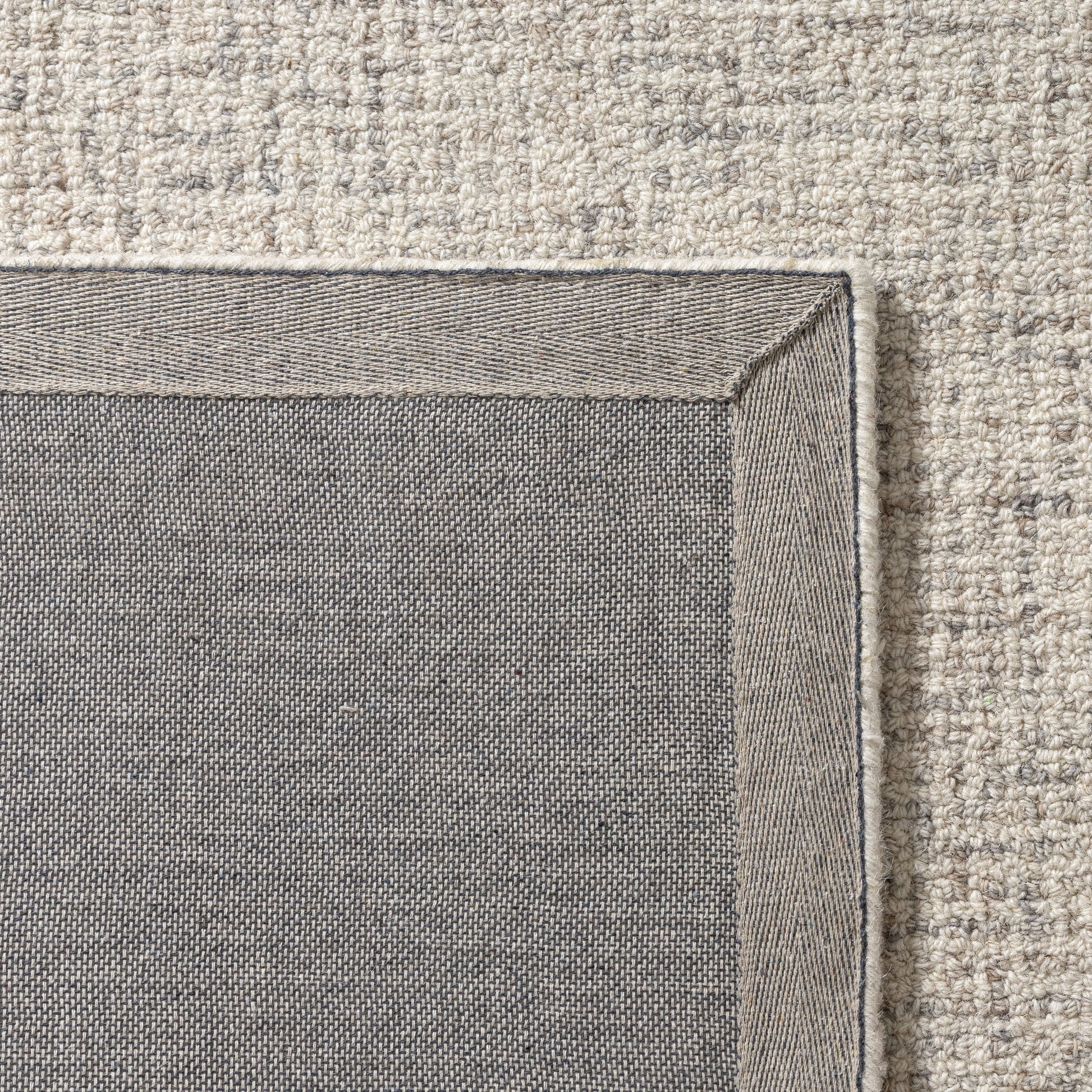 10' X 14' Brown Wool Checkered Hand Tufted Area Rug-8